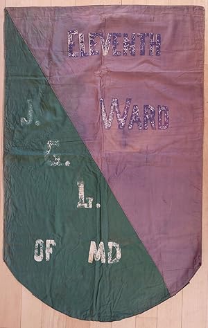 Parade Banner for the Eleventh Ward of the Just Government League, c. 1907-1920
