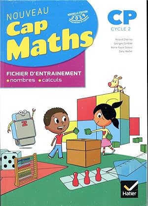 Cap Maths : CP ; fichier de l'élève + cahier de geométrie-mesure (édition 2019)