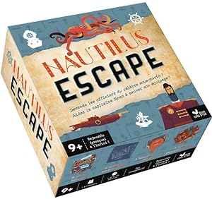 nautilus escape : boite avec cartes et accessoires