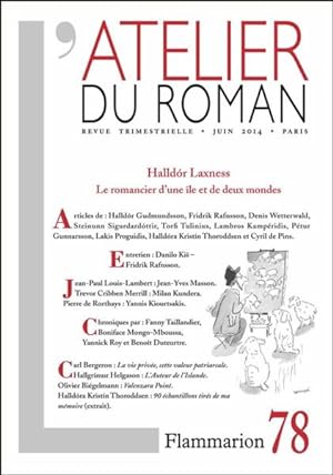 REVUE L'ATELIER DU ROMAN N.78 ; Halldör Laxness, le romancier de deux mondes