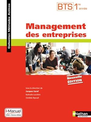 management des entreprises ; BTS ; 1ère année ; livre de l'élève + licence (édition 2016)