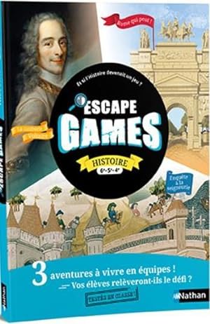 escape games : histoire : 6e/5e/4e : escape game (édition 2022)
