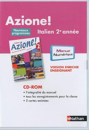 AZIONE 2 ; Italien ; 2ème année ; version enrichie enseignant (édition 2008)