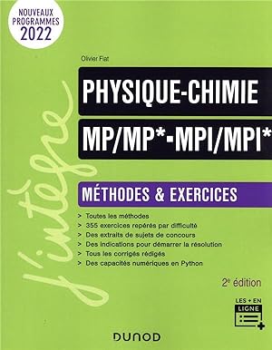 physique-chimie ; MP/MP*-MPI-MPI* ; méthodes et exercices (2e édition)