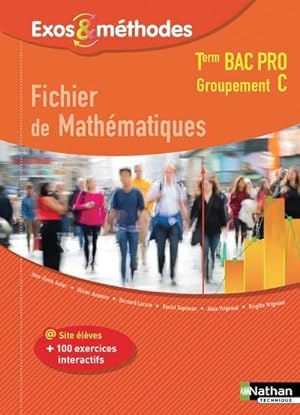 exos & méthodes : fichier de mathématiques ; terminale bac pro groupement C ; livre de l'élève (é...