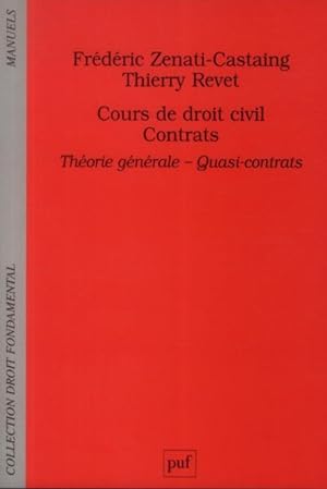 cours de droit civil ; contrats ; théorie générale ; quasi-contrats