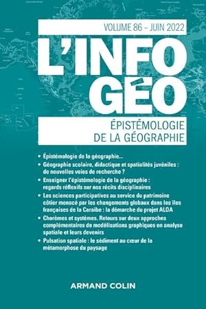 l'information géographique n.86 : épistémologie de la géographie