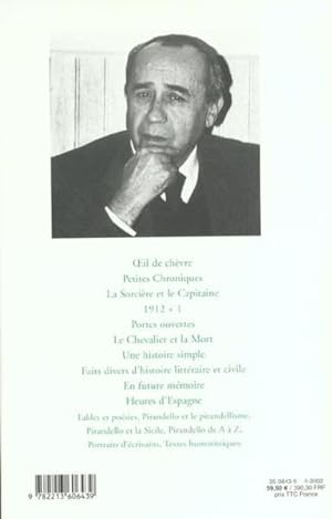 Oeuvres complètes / Leonardo Sciscia. 3. Oeuvres complètes. 1984-1989. Volume : III