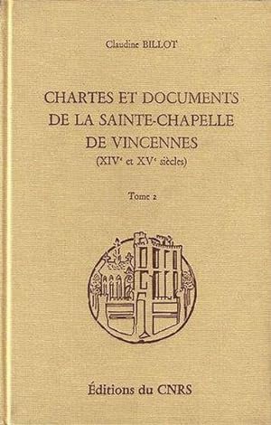 Chartes et documents de la Sainte-Chapelle de Vincennes