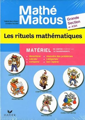 Mathé-Matous : les rituels mathématiques ; grande section et ASH ; matériel