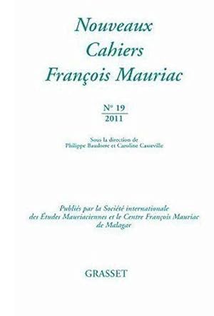 nouveaux cahiers Francois Mauriac Tome 19