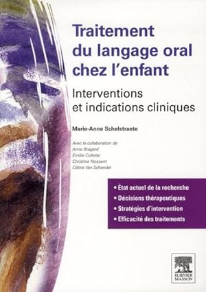 troubles et traitements du langage oral chez l'enfant ; symptômes et interventions