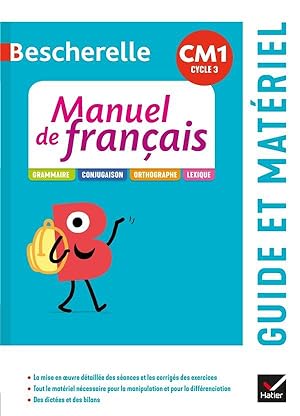 Bescherelle : français ; CM1 ; guide pédagogique + ressources à télécharger (édition 2020)