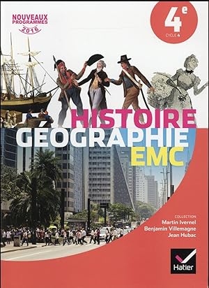 histoire-géographie ; enseignement moral et civique ; 4ème ; manuel de l'élève ; format compact (...