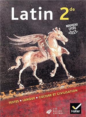 latin ; 2de ; livre de l'élève (édition 2019)