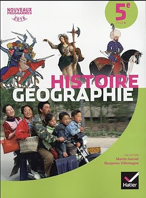 histoire-géographie ; 5ème ; manuel de l'élève (édition 2016)