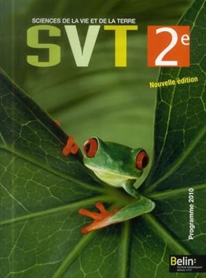 SVT ; 2nde ; livre de l'élève (édition 2014)