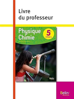 physique, chimie ; 5e ; livre du professeur (édition 2017)