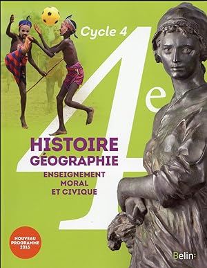 histoire-géographie, EMC ; 4ème ; livre de l'élève ; grand format (édition 2016)