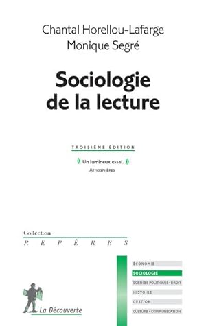 sociologie de la lecture (3e édition)