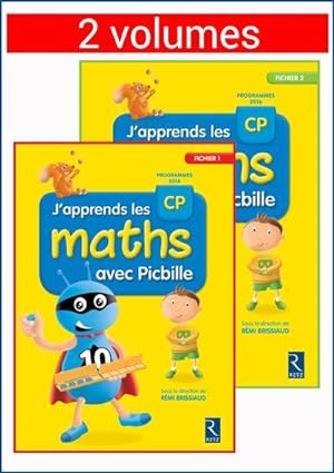 J'apprends les maths avec Picbille : CP ; fichier 1 et fichier 2 (édition 2018)