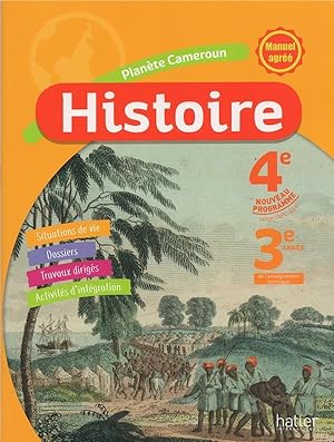 histoire ; 4e, 3e ; Cameroun ; livre de l'élève