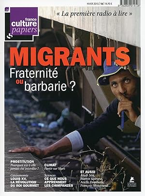 FRANCE CULTURE PAPIERS n.16 : migrants