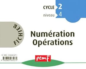 fichier numération opérations ; cycle 2, niveau 4 ; maternelle grande section