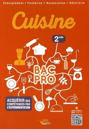 cuisine ; bac pro ; 2nde (édition 2016)