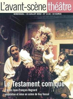 revue L'Avant-scène théâtre : le testament comique