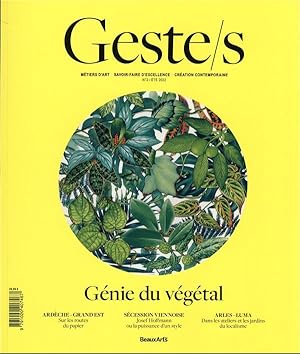 geste/s : éloge du végétal ; métiers d'art, savoir-faire, création contemporaine (édition 2022)