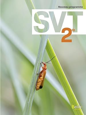 SVT, 2de ; manuel élève (édition 2019)