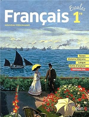 escales : français 1re ; manuel élève (édition 2019)