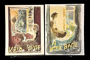 À VOIX BASSE Lithographies originales de P.E. ClAIRIN