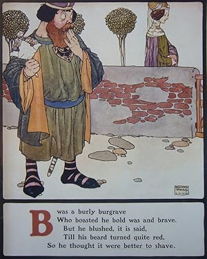 1908 British Childrens Illustration, Burly Burgrave - Dulac