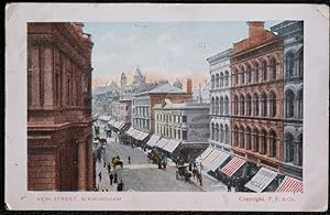 Birmingham New Street 1906 Vintage Postcard
