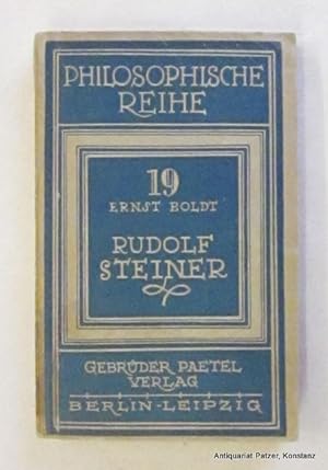 Rudolf Steiner. Ein Kämpfer gegen seine Zeit. 6. Tsd. München, Rösl, 1923. Kl.-8vo. 213 S., 1 Bl....