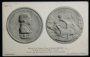 British Museum King Of Naples Bronze Coins Postcard