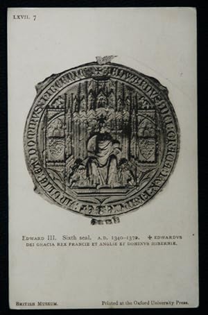 Edward III Sixth Seal Postcard British Museum