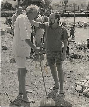 Night of the Iguana (Two original photographs of John Huston and Tennessee Williams on the set of...