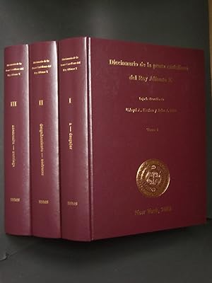 Diccionario de la prosa castellana del Rey Alfonso X [three volumes, complete]