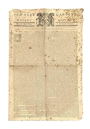 New-York Gazette; Or, The Weekly Post-Boy. Monday, February 15, 1768. Number 1311