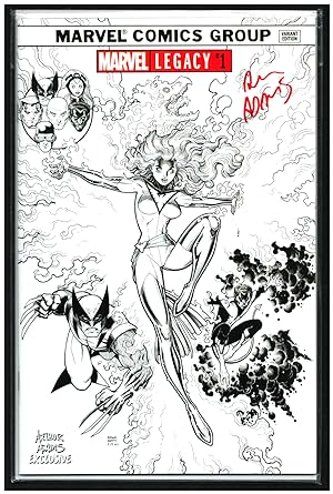 Marvel Legacy #1 Arthur Adams Exclusive Signed Sketch Cover