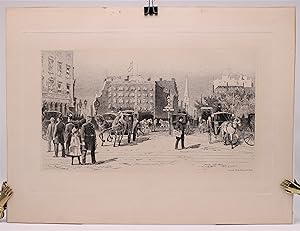 MADISON SQUARE, NEW YORK CITY (Original Etching Signed in the Plate by the Artist)
