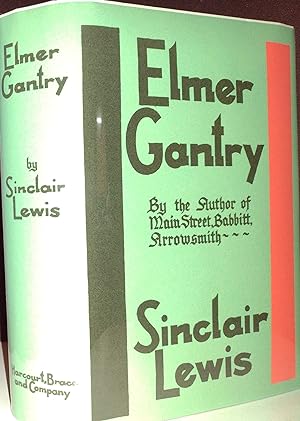 Elmer Gantry // FIRST EDITION // NEW Facsimile Jacket