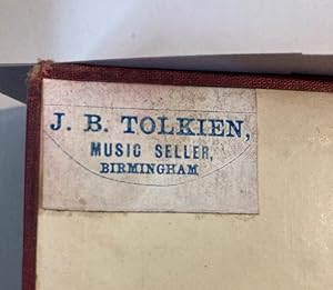 J B Tolkien, Music Seller, Birmingham.
