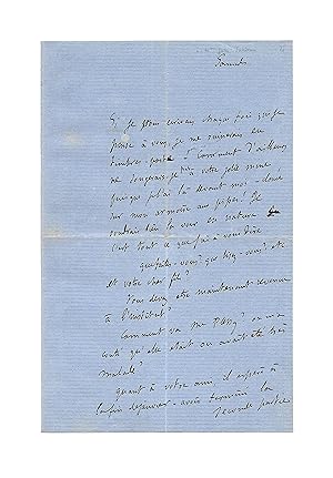 Admirable lettre de Flaubert, alors en pleine rédaction de LÉducation sentimentale