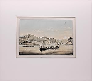 VIEW OF URAGA YEDO BAY (Original Color Lithograph)