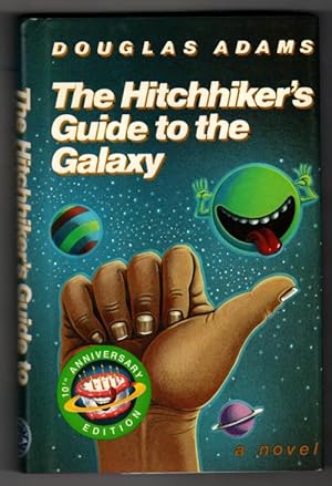 The Hitchhiker's Guide to the Galaxy by Douglas Adams 10th Anniv Ed Signed