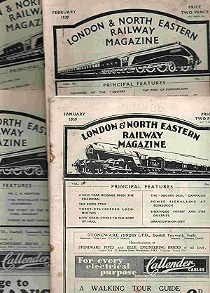 London & North Eastern Railway Magazine January - December 1939. Vol 29. Nos. 1 - 12